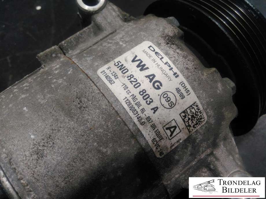 Aircondition kompressor til Škoda Yeti 2009-2013 (Fase 1)  (VW AG|5Q0820803F|5Q0820803K|890632|5Q0820803D|5Q0820803J|5Q0820803G|1K0820803A|1K0820803B|1K0820803H|1K0820803K|1K0820803L|1K0820803M|5Q0820803M|5Q0 820 803 C|1K0820803J|1K0820803N|1K0820803P|1K0820803Q|1K0820803S|5K0820803|5K0820803A|5K0820803B|5K0820803C|5K0820803D|5K0820803E|5K0820803F|5K0820803G|5K0820803H|5K0820803J|5K0820803K|5N0820803|5N0820803A/B|5N0820803C|5N0820803D|5N0820803H)