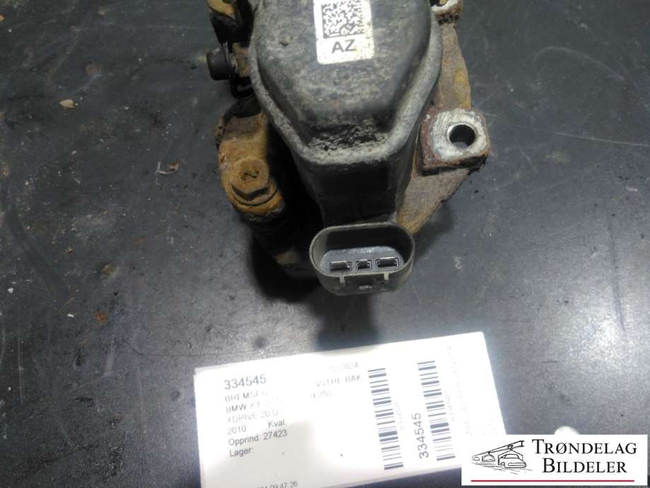 Bremsecaliper venstre bak, elektrisk til BMW X3 2010-2017 (F25) (F25) (34 21 6 791 017|34 21 6 791 019|330X20MM)