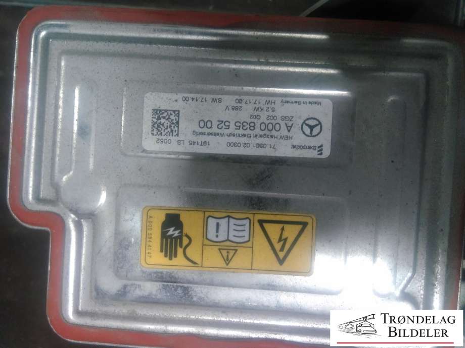 Varmeapparat PTC-heater til Mercedes EQC 2019-->>  (A0008355200|)