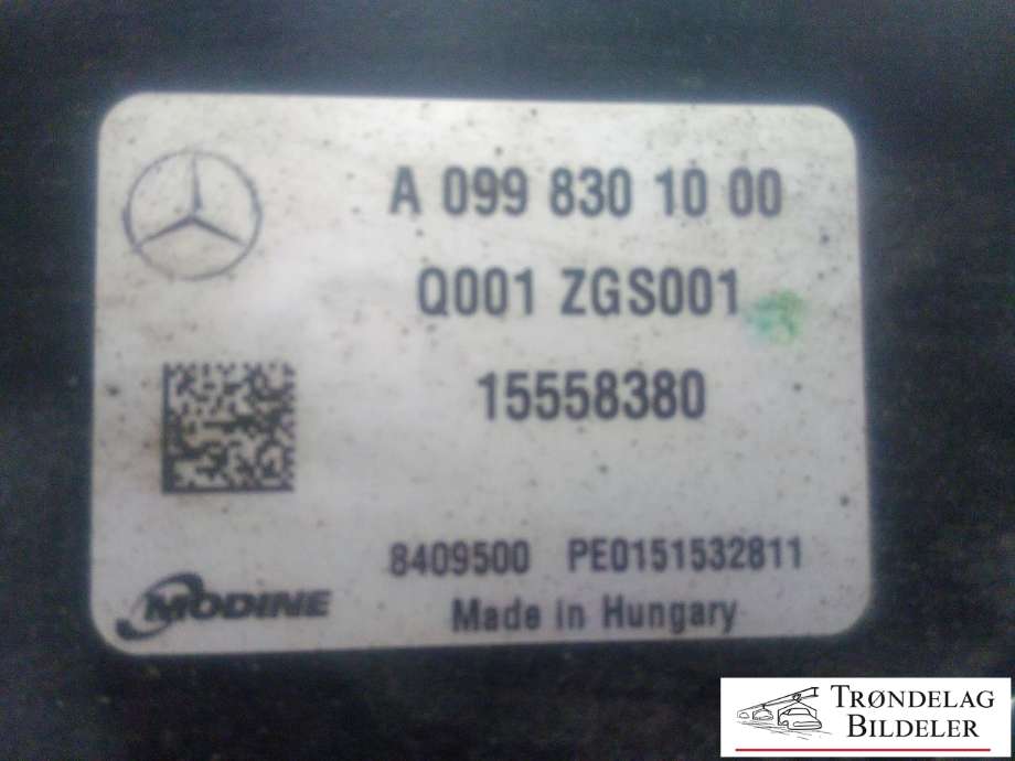 Varmeapparat diverse til Mercedes EQC 2019-->> (A0998301000|)