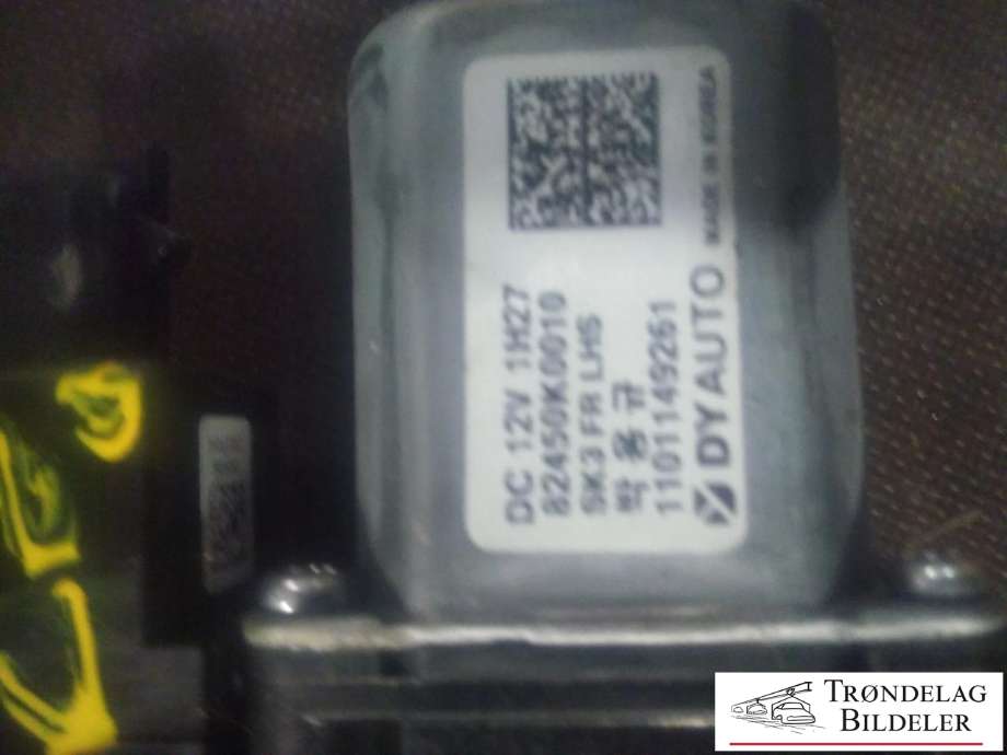 Ruteheis, kun motor, venstre foran til Kia e-Soul 2019-->> (Type III)  (82450K0010|)