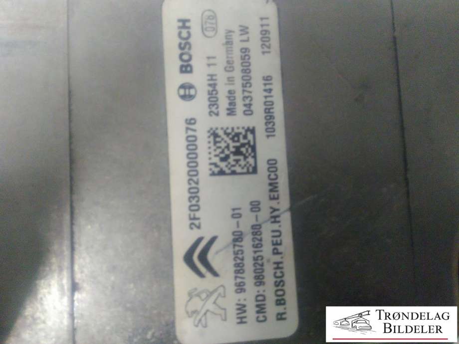 Converter til Peugeot 3008 2009-2016 (Type I)  (BOSCH|0437508059|9678825780|2F03020000076)