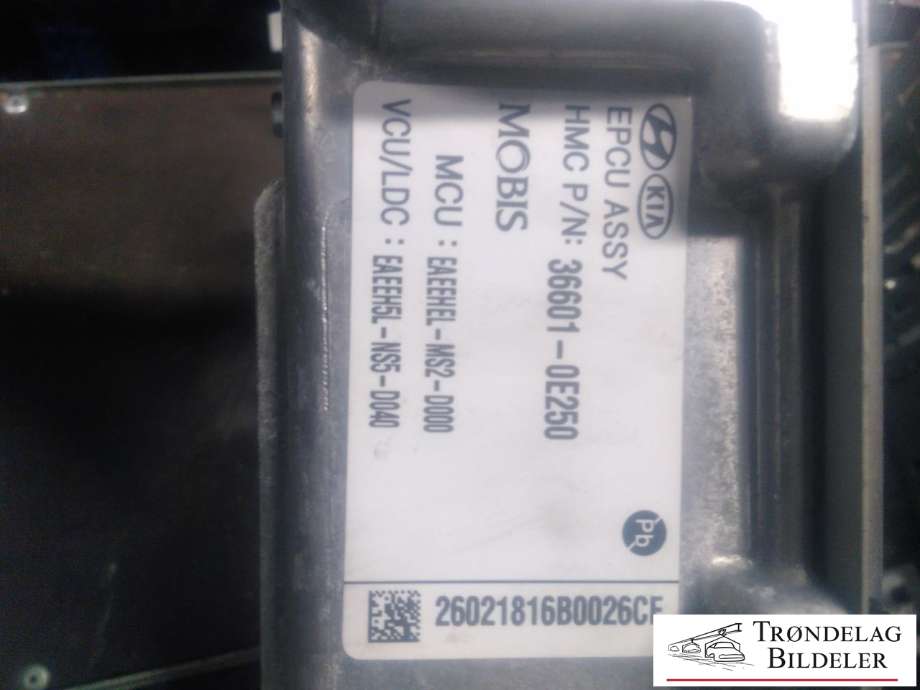 Inverter elbil til Hyundai Ioniq Electric 2016-2019 (Fase 1) (366000E250|)