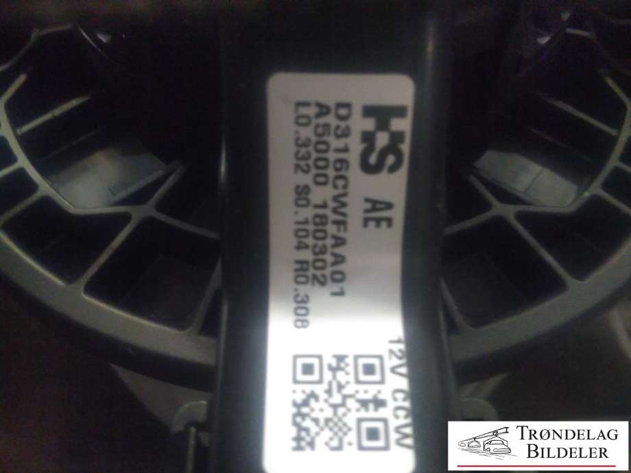 Varmeapparat motor til Hyundai Ioniq Electric 2016-2019 (Fase 1)  (97113G2000|)