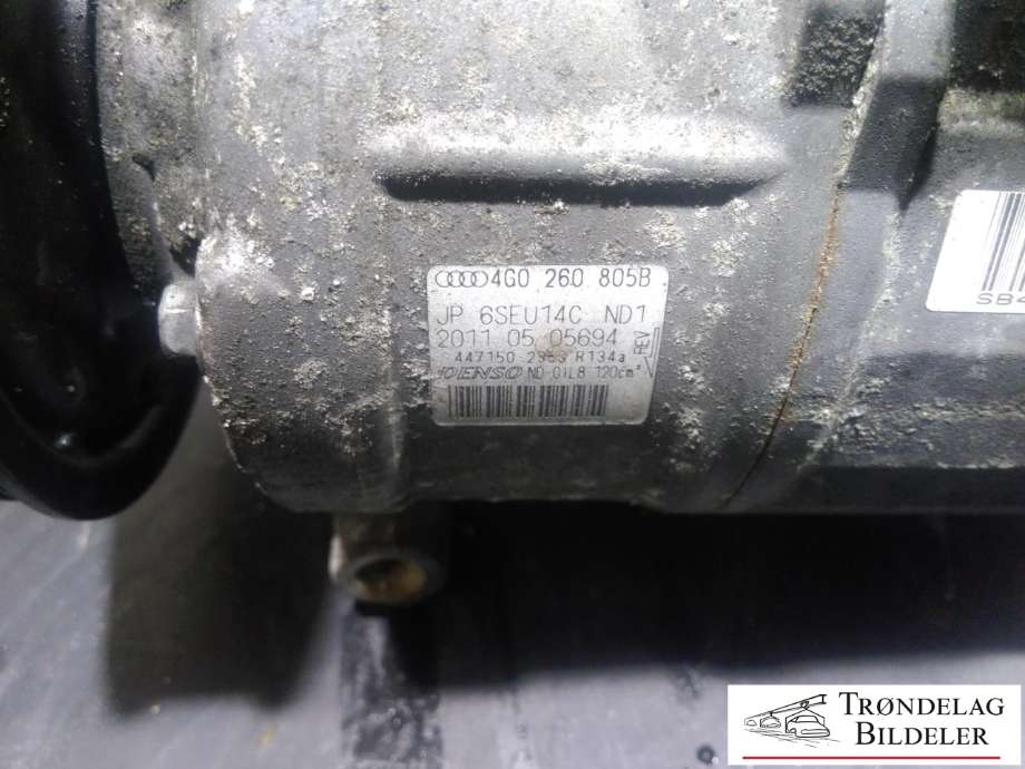 Aircondition kompressor til Audi A7 2010-2014 (Type I, Fase 1)  (4G0 260 805 B|4F0260805AJ|89513|4G0260805B|8E0260805AS|8K0260805J)