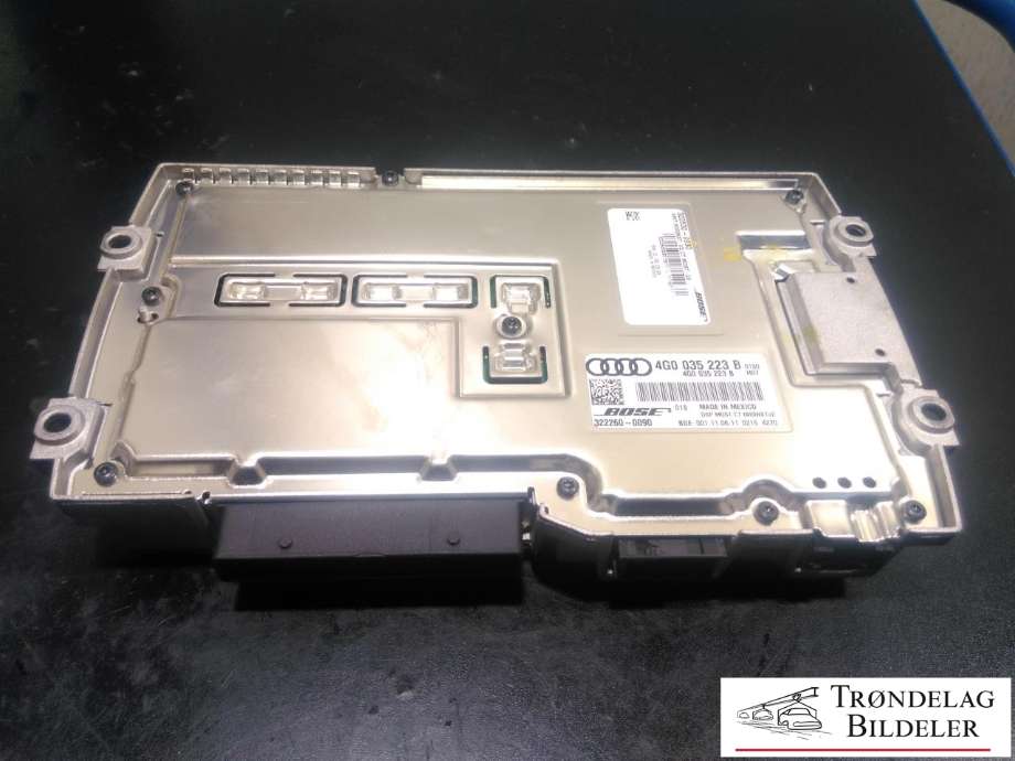 Bilstereo forsterker til Audi A7 2010-2014 (Type I, Fase 1)  (4G0035223C|)