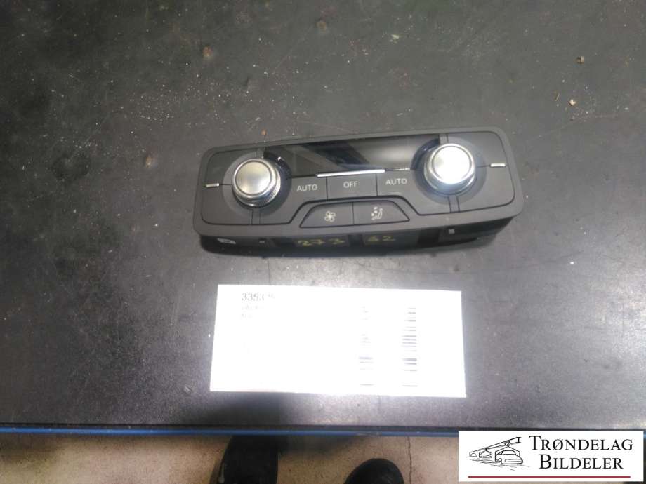 Varmeapparat betjening bak til Audi A7 2010-2014 (Type I, Fase 1) (CONTINENTAL|4G0 919 158 C|)
