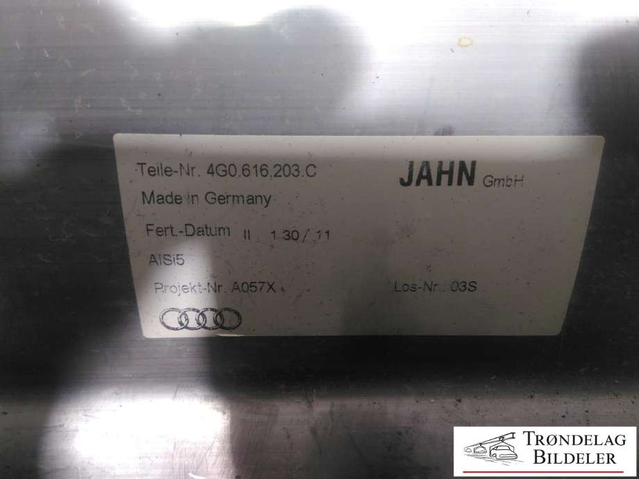Lufttørke/regulator til Audi A7 2010-2014 (Type I, Fase 1) (4G0 616 203 C|)