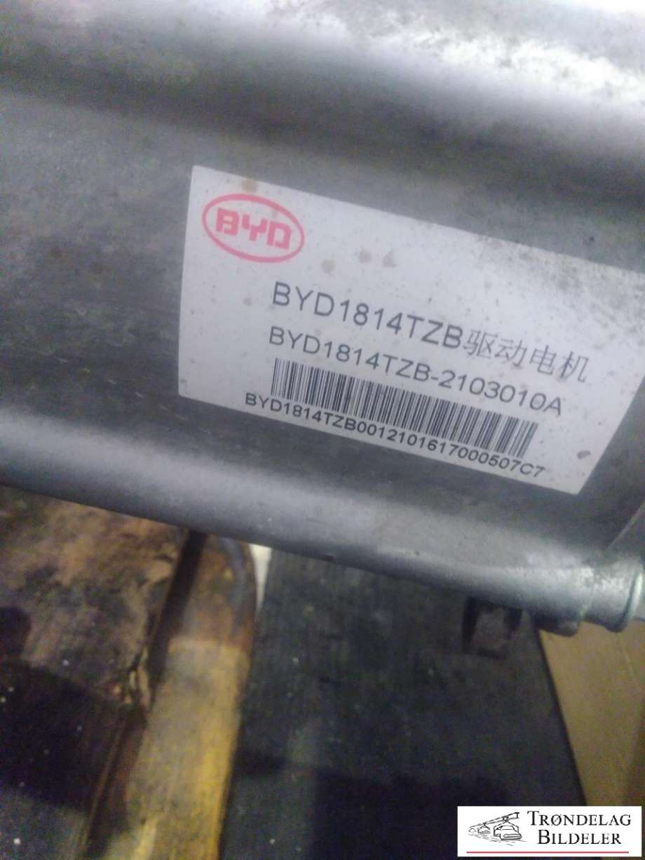 Motor elbil foran til BYD T3 2020-->>  (12339153-00|BYD1814TZB|)