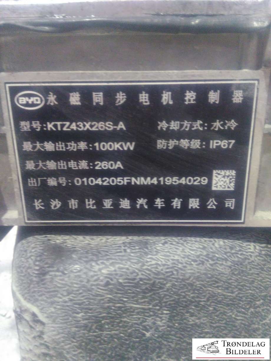 Inverter elbil til BYD T3 2020-->> (1814TZ-XS-B|121015170|MLD210216B208)
