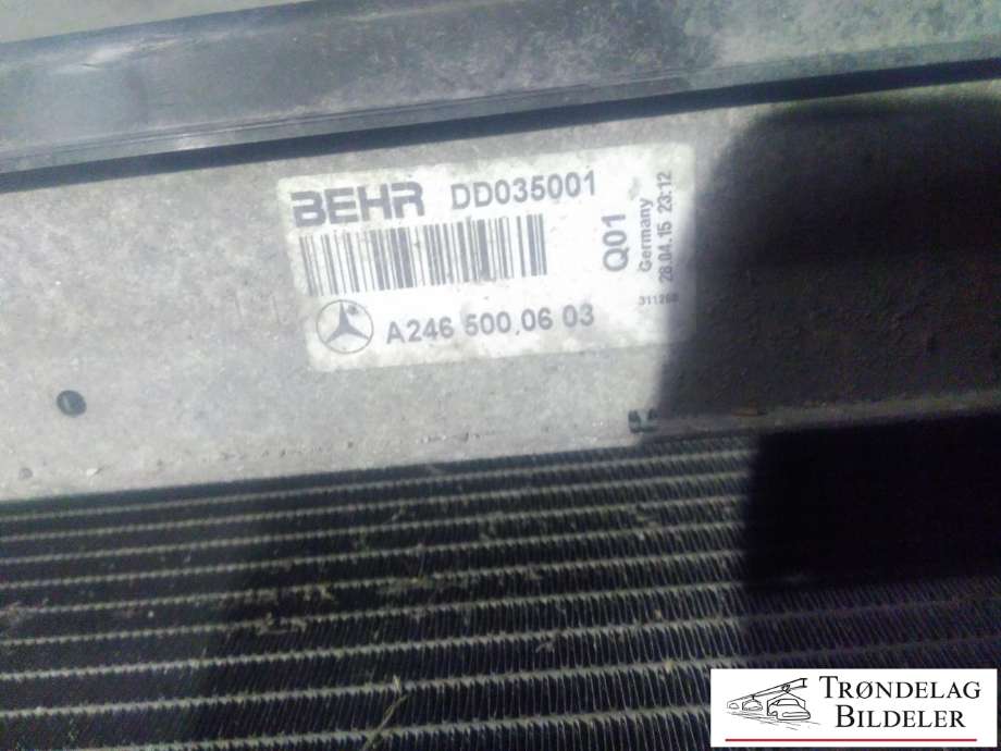 Radiatorpakke til Mercedes B-Klasse, electric drive 2014-2018 (W242) (W242) 
