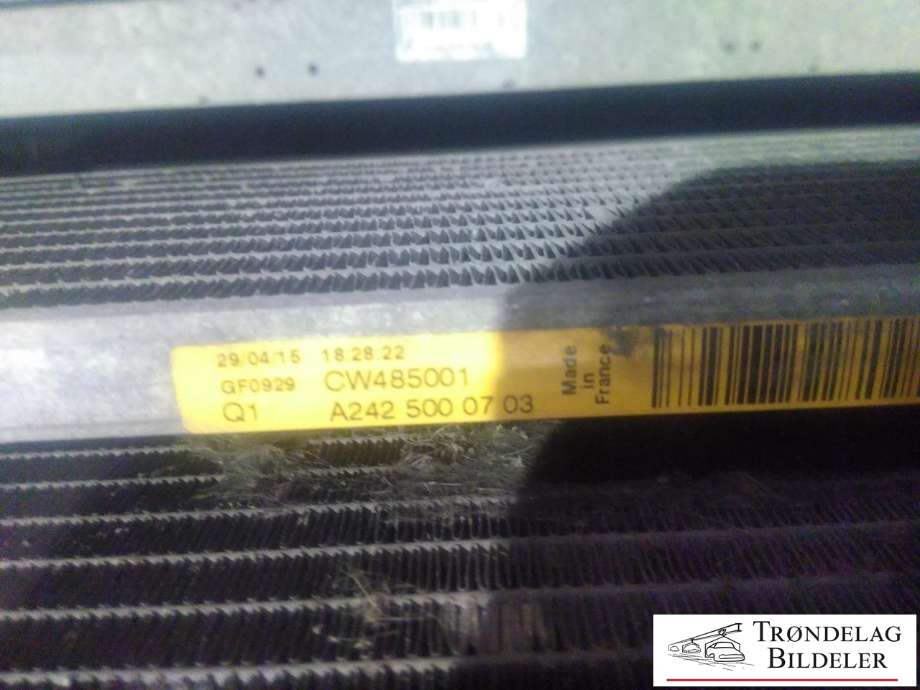 Radiatorpakke til Mercedes B-Klasse, electric drive 2014-2018 (W242) (W242) 