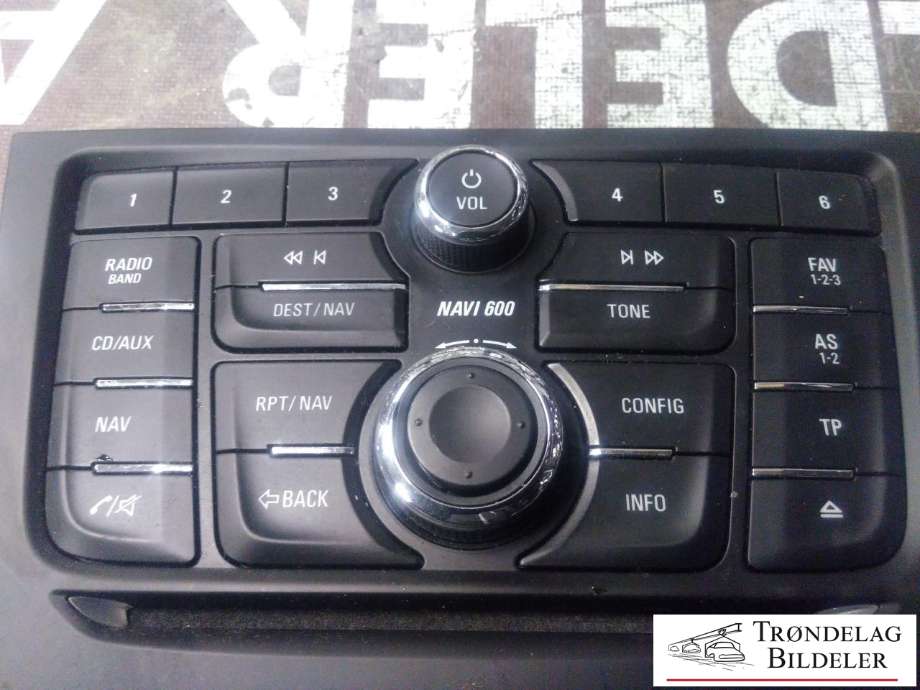 Varmeapparat betjening til Opel Mokka 2012-2016 (Type I, Fase 1) (95052530|20765760|)