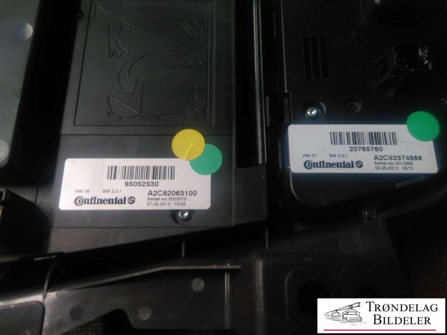 Varmeapparat betjening til Opel Mokka 2012-2016 (Type I, Fase 1) (95052530|20765760|)