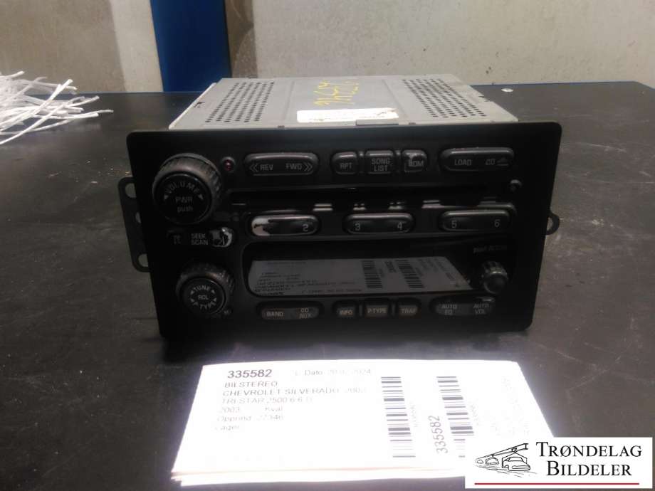 Bilstereo til Chevrolet Silverado, 2002-2006  (15184935)