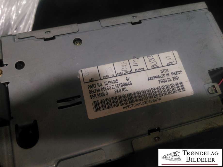 Bilstereo til Chevrolet Silverado 2002-2006  (15184935|)