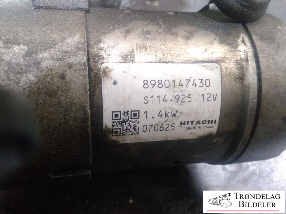 Starter diesel til Opel Meriva A 2003-2010  (8980147430|)