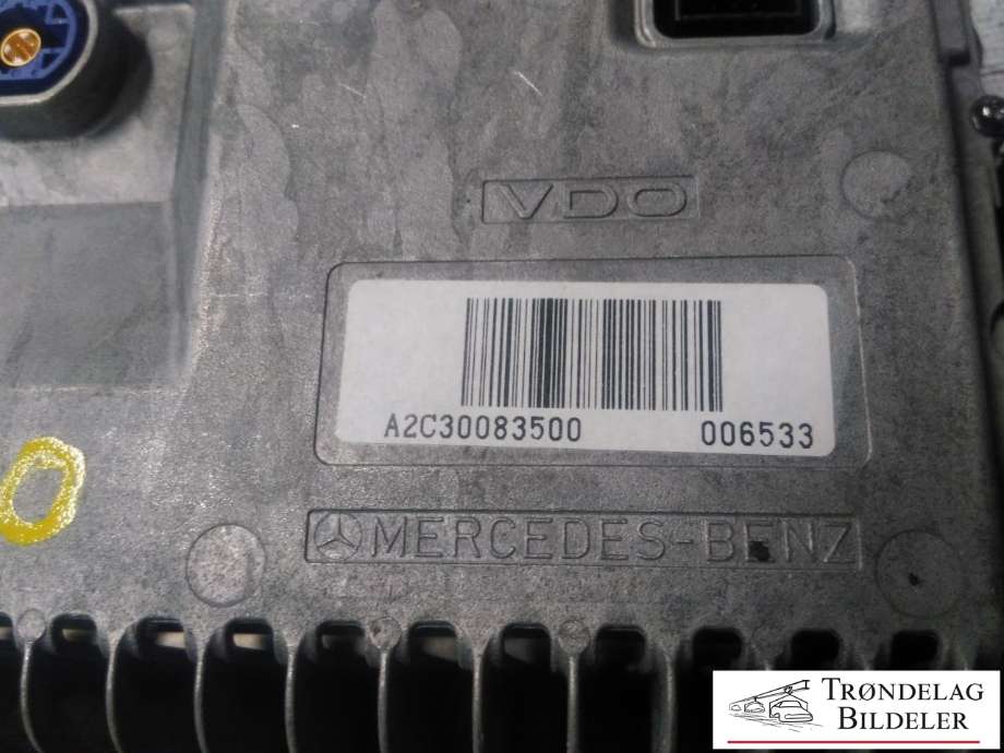 Bilstereo navigasjon skjerm til Mercedes ML 2011-2015 (Fase 1) (W166) (W166) (A2C30083500|)