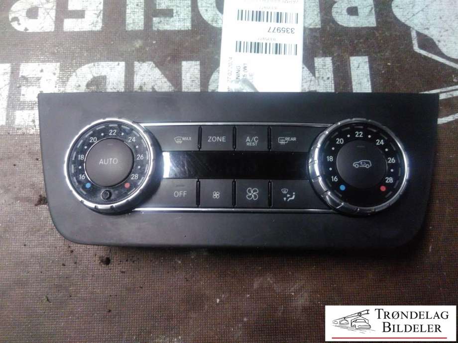 Varmeapparat betjening til Mercedes ML 2011-2015 (Fase 1) (W166) (W166) (A 166 900 17 04|)