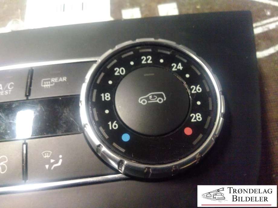 Varmeapparat betjening til Mercedes ML 2011-2015 (Fase 1) (W166) (W166) (A 166 900 17 04|)