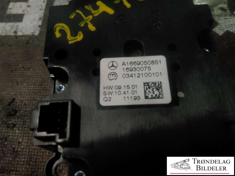Bryter diverse til Mercedes ML 2011-2015 (Fase 1) (W166) (W166) (A 166 905 08 51|16230075|)