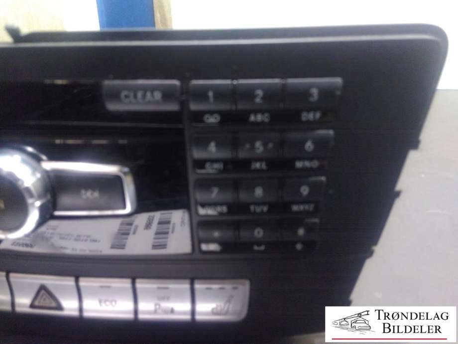 Bilstereo til Mercedes ML 2011-2015 (Fase 1) (W166) (W166) (MERCEDES-BENZ|A 166 900 98 03|)