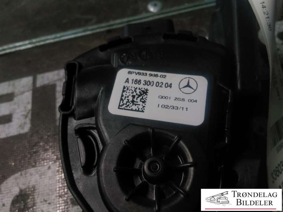 Pedal gass til Mercedes ML 2011-2015 (Fase 1) (W166) (W166) (A 166 300 02 04|)