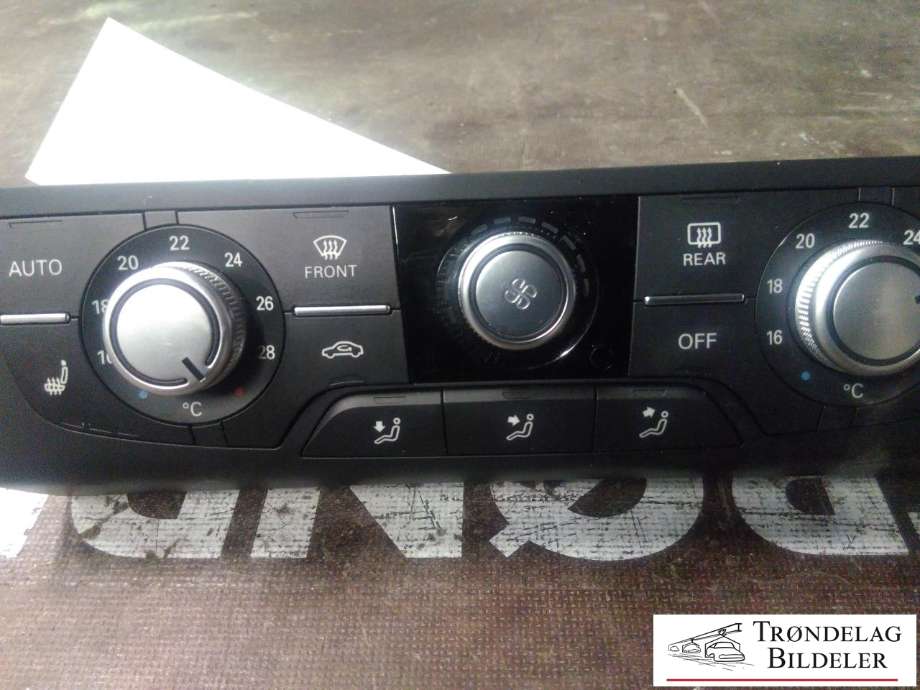Varmeapparat betjening til Audi A6, Allroad 2012-2014 (Type III, Fase 1) (C7) (C7) (CONTINENTAL|4G0 820 043 AK|)