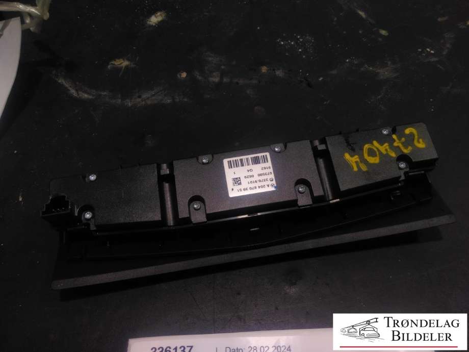 Bryter setevarme til Mercedes GLK 2008-2015 (X204) (X204) (A204 870 39 51|)