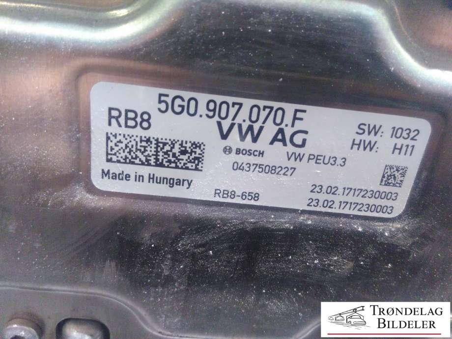 Inverter hybrid til VW Golf VII 2017-2020 (Fase 2)  (5G0907070F|)