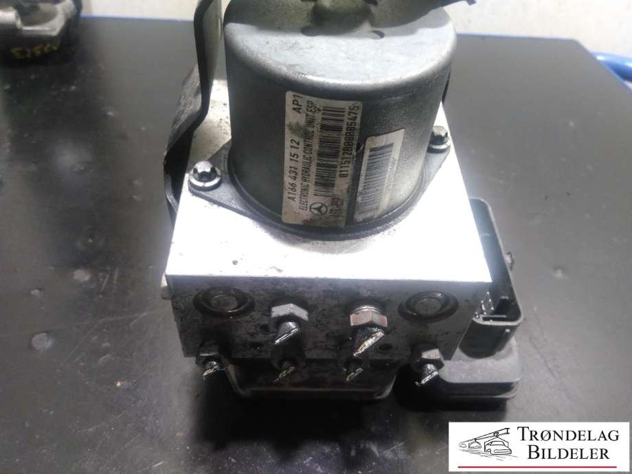 ABS sentral til Mercedes ML 2011-2015 (Fase 1) (W166) (W166) (A1664311512|A 166 431 11 12|A 166 431 27 12|A 166 431 43 12|A 166 431 48 12|A 166 431 33 12|A 166 431 08 00)