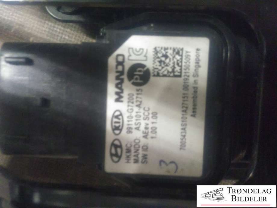 Sensor radar til Hyundai Ioniq Electric 2019-->> (Fase 2)  (99110G7200|)