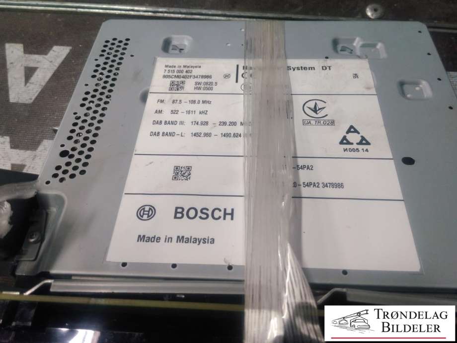 Bilstereo til Suzuki Vitara 2015-->> (Type IV)  (7515000402|39920-54PA2|)