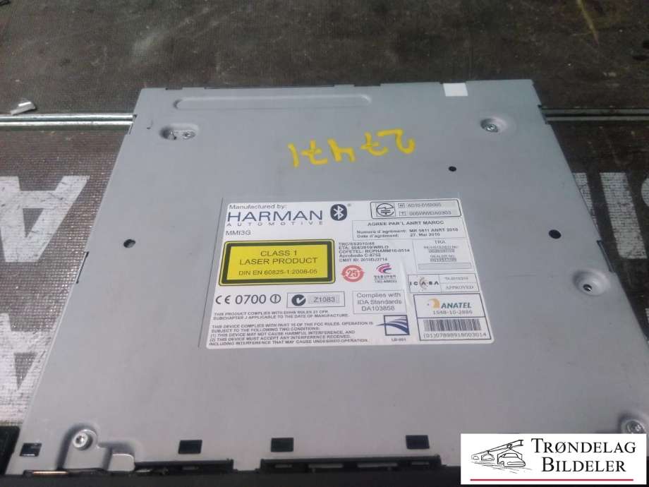 Bilstereo til Audi A6, Allroad 2012-2014 (Type III, Fase 1) (C7) (C7) (4G0 035 666 J|)