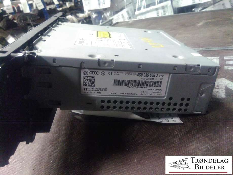 Bilstereo til Audi A6, Allroad 2012-2014 (Type III, Fase 1) (C7) (C7) (4G0 035 666 J|)