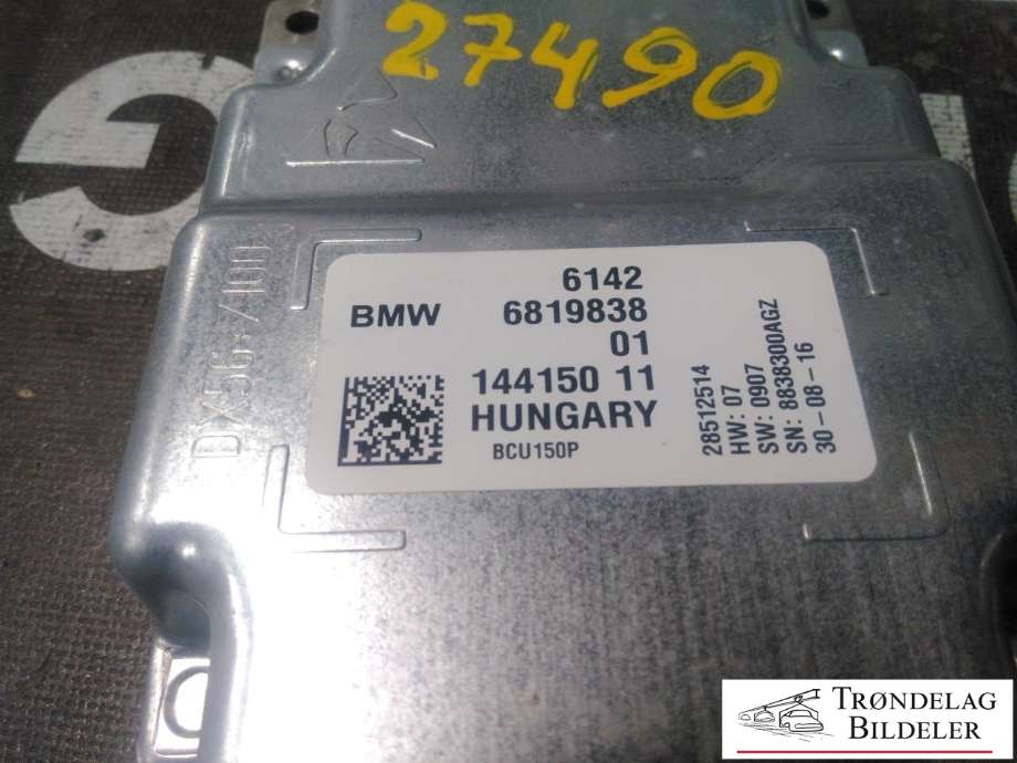 Styreenhet diverse til BMW 3-Serie 2012-2018 (F30/F31/F34) (F30/F31/F34) (6142681983801|)