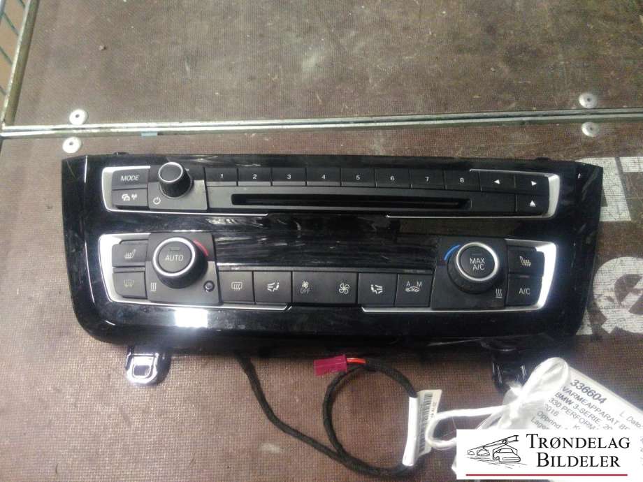 Varmeapparat betjening til BMW 3-Serie, 2012-2018 (F30/F31/F34) (F30/F31/F34) (BMW|6411 9363546-02)