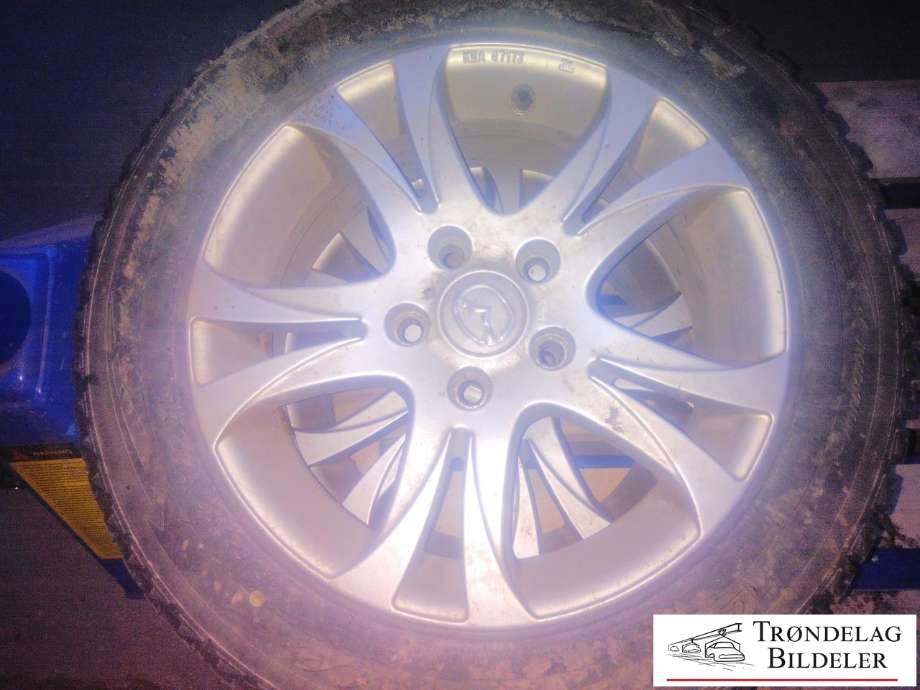 Hjulsett aluminium vinter til Mazda 6 2008-2010 (Type II, Fase 1)  (ANTARES|205/55R16 5X114.3 6.5JX16 ET55 CB67.1MM|7-8 MM MØNSTERDYBDE|PROD: 23-20)
