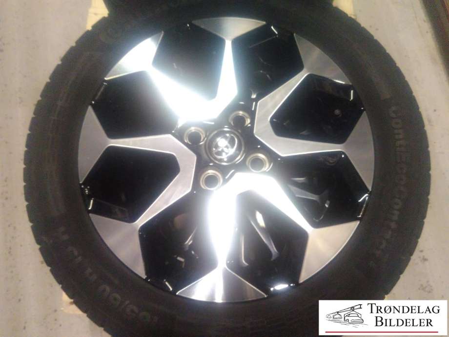 Hjulsett aluminium sommer til Toyota Aygo 2014-->> (Type II)  (CONTINENTAL|165/60R15 4X100 4.5JX15 ET35 CB54.1MM|5 MM MØNSTERDYBDE|PROD: 35-18)