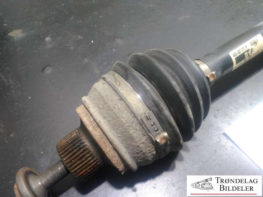 Drivaksel venstre foran, diesel/automat til Audi A6, Allroad 2012-2014 (Type III, Fase 1) (C7) (C7) (4G0 407 271 F|)