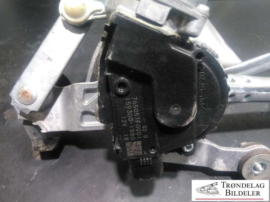 Viskermotor frontrute komplett m/overføring til Honda Jazz 2009-2015 (Type II)  (1593001880|)