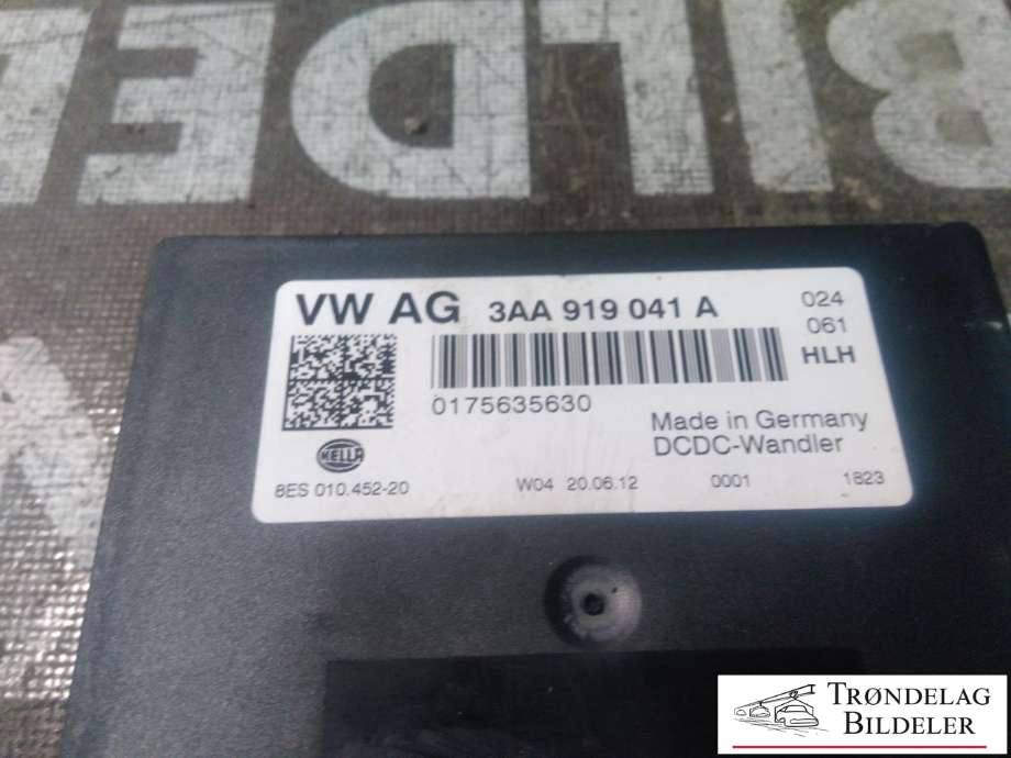 Styreenhet diverse til VW Transporter / Caravelle 2009-2015 (Fase 2) (T5) (T5) (3AA 919 041 A|)