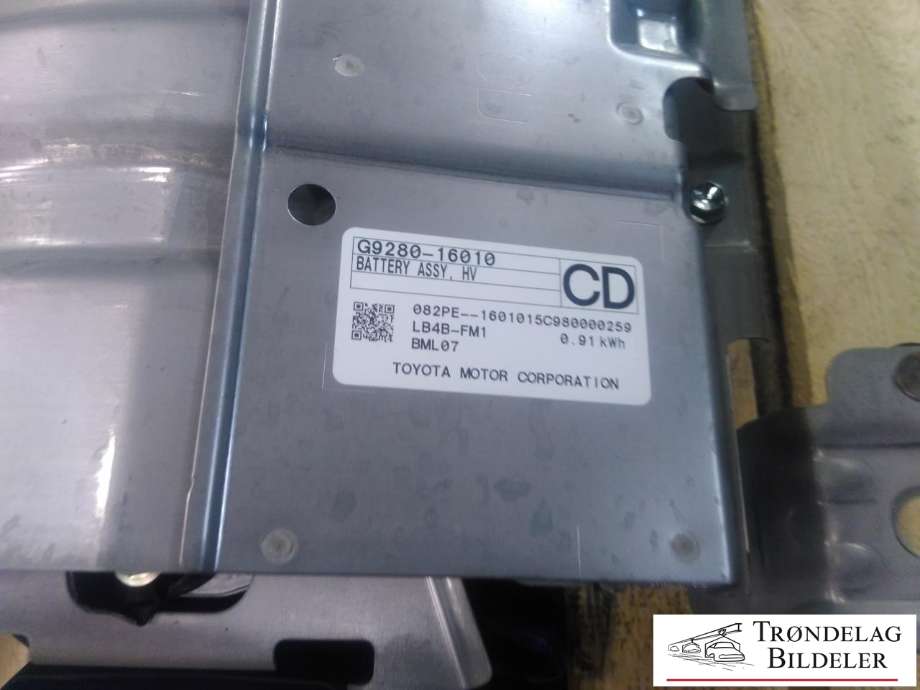 Batteripakke hybrid til Toyota Corolla Cross 2022-->>  (G9280-16010|)
