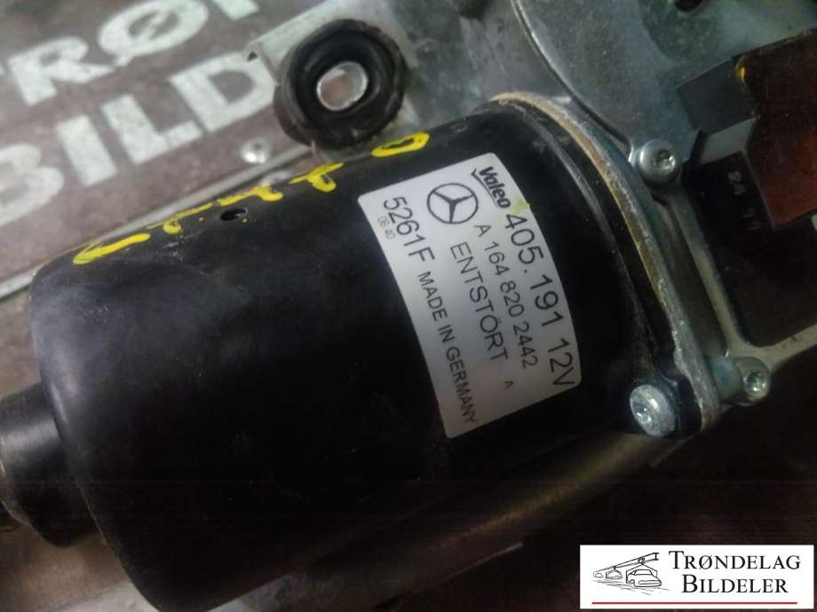 Viskermotor frontrute komplett m/overføring til Mercedes ML 2011-2015 (Fase 1) (W166) (W166) (VALEO|A 164 820 244 2|)