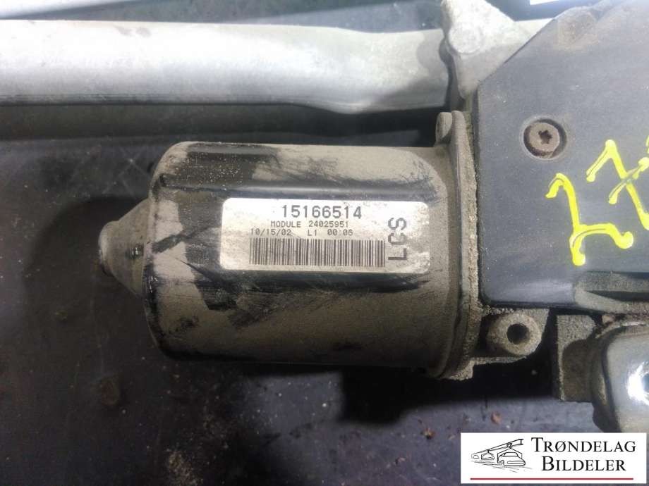 Viskermotor frontrute komplett m/overføring til Chevrolet Silverado 2002-2006  (15166514|)