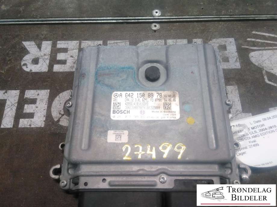 Styreenhet motor til Mercedes CLS 2004-2010 (C219) (C219) (BOSCH|A 642 150 89 78|0 281 013 708|)