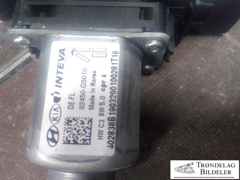 Ruteheis, kun motor, venstre foran til Kia Niro 2016-2021  (82450G5010|)