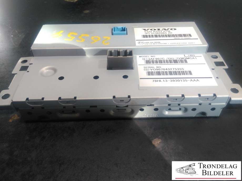 Bilstereo navigasjon skjerm til Volvo V60/V60 CC 2013-2018 (Type I, Fase 2)  (VOLVO|31382065|)