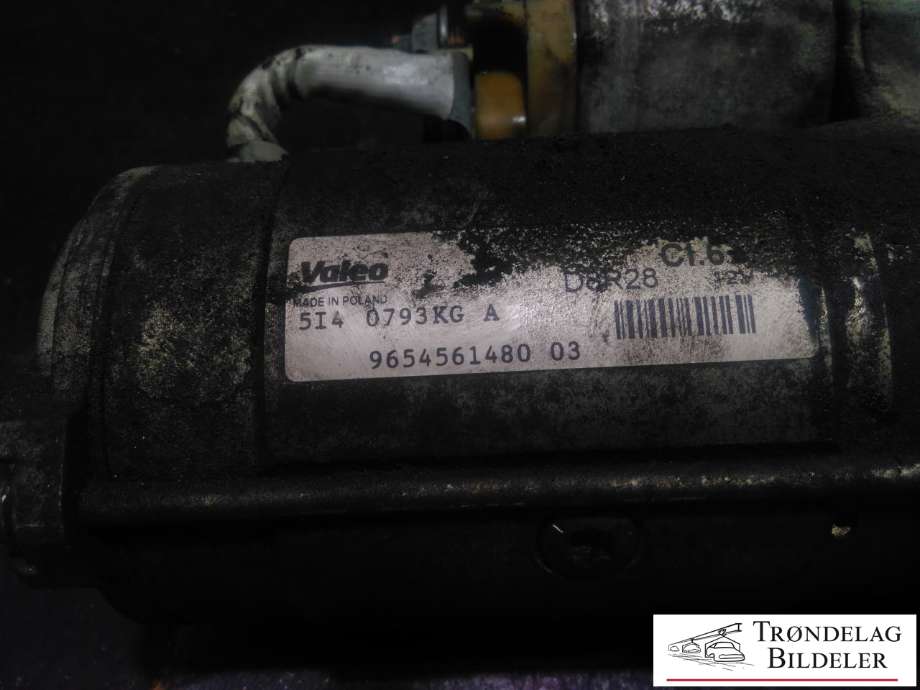 Starter diesel til Peugeot Expert 2007-2016 (Type II)  (VALEO|9654561480 03|)