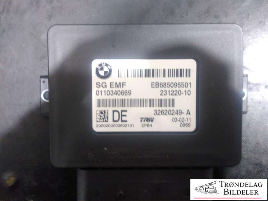 Styreenhet elektrisk parkbrems (EPB - Electric Parking Brake) til BMW X3 2010-2017 (F25) (F25) (EB685095501|)